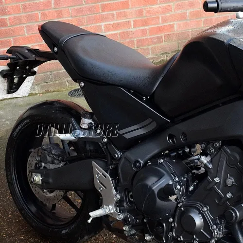 Vista 6 de Nuevo ABS plástico motocicleta Accesorios panel lateral cubiertas decorativas para Yamaha MT09 MT-09 MT 09 mt 09 2021 2022 (negro)