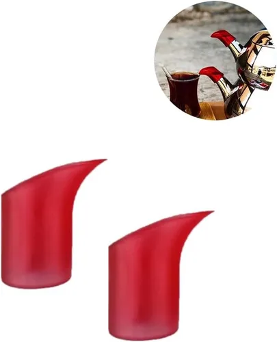 Vista 6 de 2 unids tetera cafetera boquilla cubierta manga a prueba de fugas goteo silicona boquilla vertedor