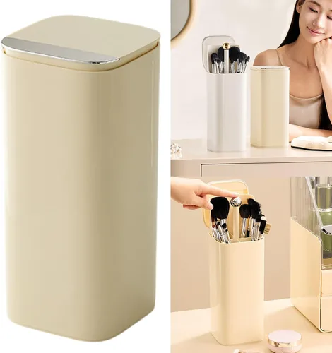 Vista 2 de Envase de moda del cepillo del maquillaje con elevación automática y portátil protector para el maquillaje B de los entusiastas de la belleza