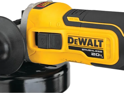 Vista 6 de DEWALT Amoladora angular MAX* XR de 20 V con freno de retroceso, interruptor deslizante, 4-1/2 pulgadas, solo herramienta (DCG405B)