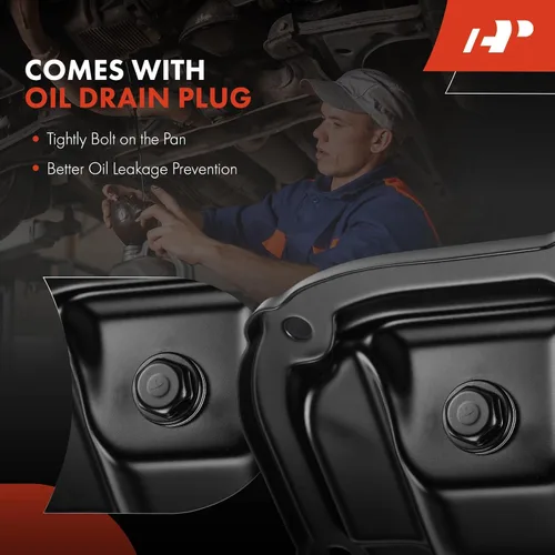 Vista 7 de A-Premium - Sump de aceite inferior para motor con tapón de drenaje Compatible con Nissan Kicks 2017-2020, Micra 2015-2018, Versa 2012-2019, Versa