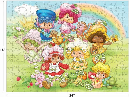 Vista 5 de RoseArt - Strawberry Shortcake - Berry Besties - Rompecabezas de 300 piezas - Hecho en Estados Unidos