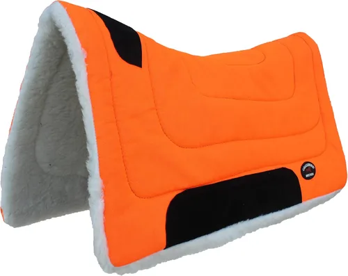 Vista 7 de CHALLENGER Horse & Pony Saddle PAD Western Riding Trail Cordura Top Fur Bottom Full 39143