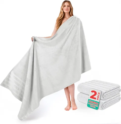 Vista 58 de American Soft Linen 100% Cotton Luxury Turkish Towels, 2PC 35x70 Bath Sheet