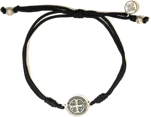 Vista 2 de My Saint My Hero Pulsera Serenity - NegroPlata