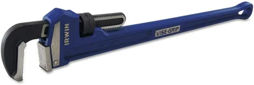 Vista 3 de IRWIN Tools VISE-GRIP - Llave de tubo, hierro fundido, mandíbula de 1 pulgada, longitud de 8 pulgadas (274105), azul