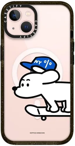 Vista 367 de CASETiFY Funda Impact para iPhone 13 [Protección contra caídas de grado militar 4X de 8.2 pies/Compatible con Magsafe] - #1 Mom - Transparente