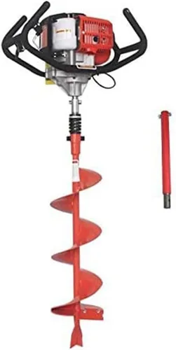Vista 7 de THUNDERBAY Partner Up 1 Man Earth Auger con motor de 2 ciclos de 43 cc, con broca de tierra de 8 pulgadas de diámetro y 36 pulgadas de largo