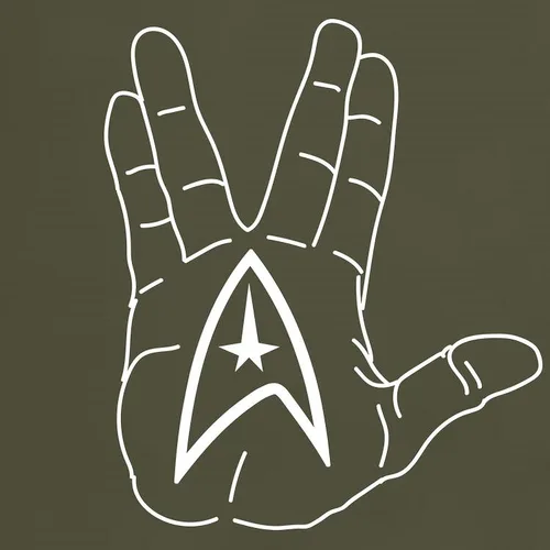 Vista 3 de CafePress Live Long and Prosper Dark T Shirt Graphic Shirt