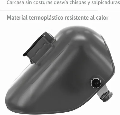 Vista 2 de North 906GY Tigerhood Classic, casco para soldar termoplástico, gris