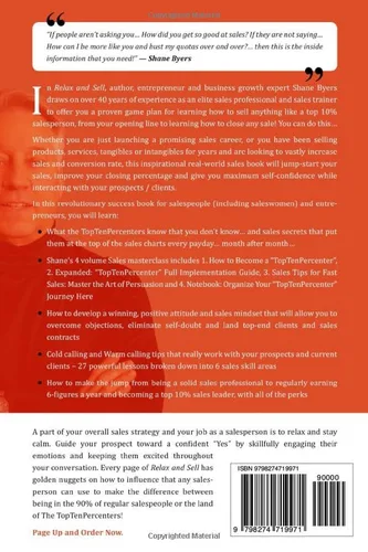 Vista 2 de Relax and Sell Sales Tips for Fast Sales Master the Art of Persuasion (Relax and Sell How to Become a "TopTenPercenter" Salesman!)