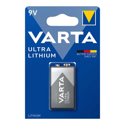 Vista 13 de Pilas Varta Ultra Lithium 1200 mAh 9 V