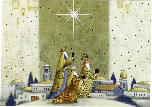 Vista 7 de Masterpiece Studios Holiday Collection 893800 - Tarjetas de Navidad en caja con sobres forrados con papel de aluminio, 15 unidades de 7.8 x 5.6