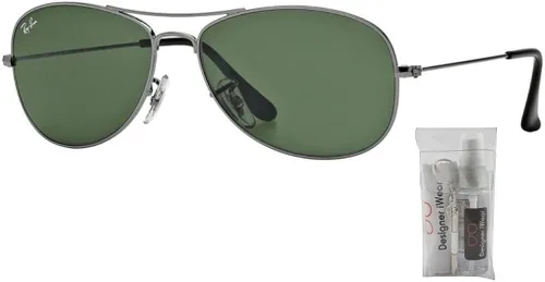 Vista 2 de Ray-Ban RB3362 COCKPIT Sunglasses For Men For Women BUNDLE with Designer iWear Complimentary Eyewear Care Kit