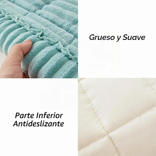 Vista 5 de Awjcsv Funda para Sofá para Perros Lavable, Fundas de Sofá Peludas para Mascotas para Sofá de 3 Cojines, Funda Antideslizante para Sofá