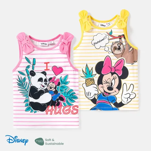 Vista 6 de Disney Mickey Mouse Stripe Print Tank Top for Toddler and Little Kids