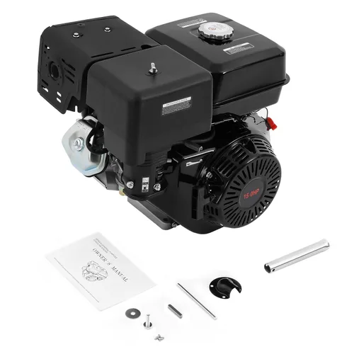 Vista 7 de Motor de gas 15HP 420CC 4 tiempos OHV monocilindro horizontal de gasolina motor de gasolina Go Kart Motor de retroceso manual 9KW 3600RPM 190F