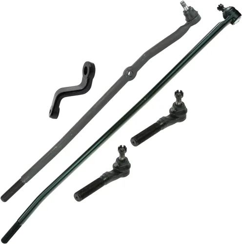 Vista 279 de TRQ Kit de dirección delantera con barra de acoplamiento de fuelle de piñón y cremallera compatible con Toyota Echo 2000-2005