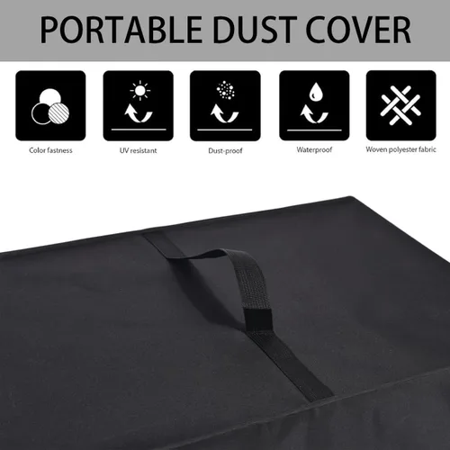 Vista 5 de Funda para freidora de aire, resistente al calor, impermeable, protectora contra el polvo, funda para horno compatible con Chefman 12 cuartos