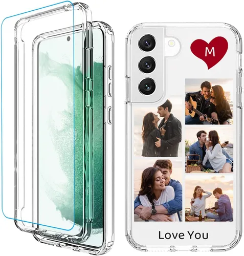 Vista 17 de Funda para teléfono con foto personalizada para Samsung Galaxy S22 5G, cubierta personalizada con imagen, texto, logotipo