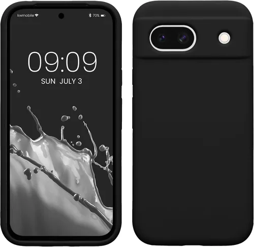 Vista 37 de kwmobile Funda Compatible con Google Pixel 6 Pro - Funda de Teléfono de Silicona TPU con Acabado Suave - Azul Caribe