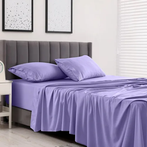 Vista 68 de LUX Décor - Juego de sábanas Twin de microfibra ultrasuave de 3 piezas con sábana encimera, sábana bajera de 16 pulgadas de profundidad y funda