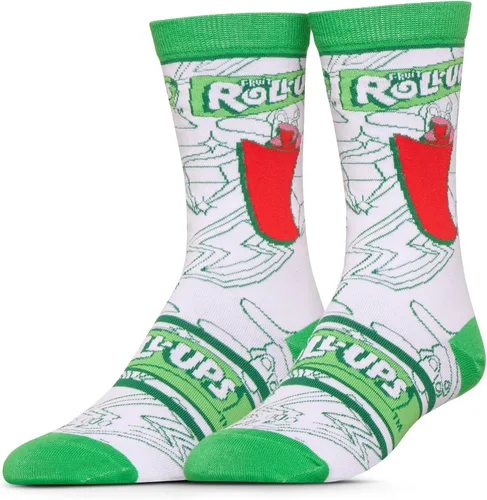 Vista 19 de Odd Sox Calcetines Candy Novelty Crew – Grande/Mediano – Mezcla de algodón suave – Dulces masticables agridulces – Divertidas golosinas coloridas