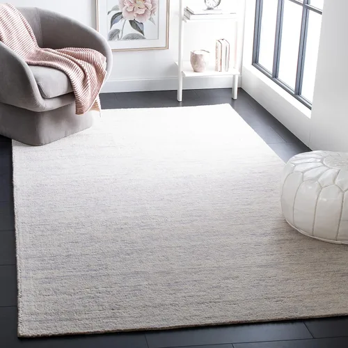 Vista 7 de SAFAVIEH Himalaya Collection - Alfombra decorativa de 2 x 3 pies, color plateado, hecho a mano, ideal para zonas de alto tráfico en entrada, sala