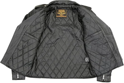 Vista 4 de Milwaukee cuero para hombre motocicleta