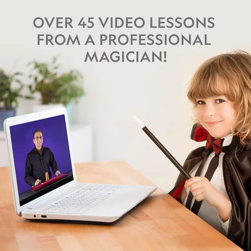 Vista 5 de Set de Magia para Niños National Geographic - 45 Trucos de Magia para Niños para Realizar con Instrucciones de Video Paso a Paso para Cada Truco