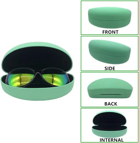 Vista 2 de Paquete de 4 fundas rígidas extra grandes, fundas protectoras para gafas y lentes de sol