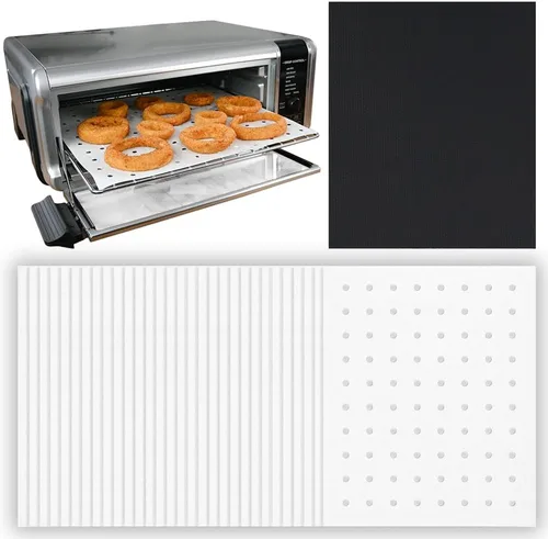 Vista 6 de INFRAOVENS Papel pergamino tostador para Ninja Foodi DT201 DCT401, Prestige DT501 DT551, doble pila XL DCT601 DCT651, hojas de horno para horno