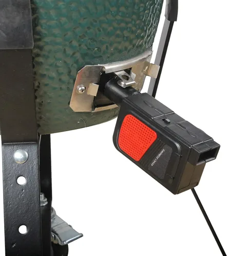 Vista 8 de DC12V Soplador de Aire para Iniciar Fuego de Barbacoa Soplador de Cocina Soplador de Parrilla para Big Green Egg y Kamado Joe Classic, Reduce