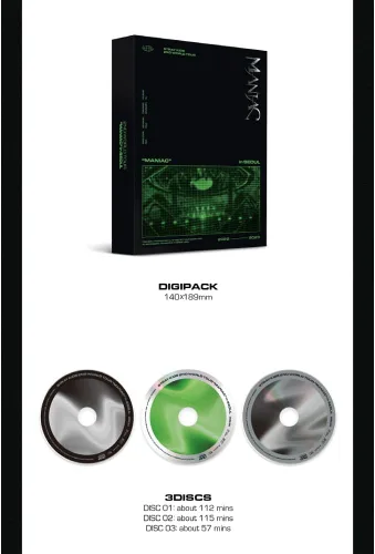 Vista 4 de Stray Kids 2nd World Tour MANIAC en Seúl Contenido+Photobook+Cartel plegable en paquete+Seguimiento SKZ sellado (versión DVD)