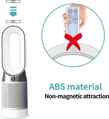 Vista 2 de PZL Mando a Distancia de Repuesto para Ventilador Dyson AM11 TP01 TP00 - Plata, Sin Batería, Sin Función Magnética