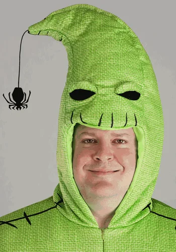 Vista 4 de Disfraz de Oogie Boogie de Disney que Brilla en la Oscuridad para Niños Multicolor