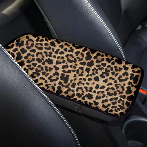Vista 11 de Accesorios interiores de lunares Funda protectora universal para reposabrazos de consola central Protector de vehículo suave y cómodo