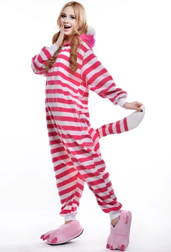 Vista 6 de Halloween Onesies Cat Adult Unisex Cosplay Animal Pajamas Costumes Xmas