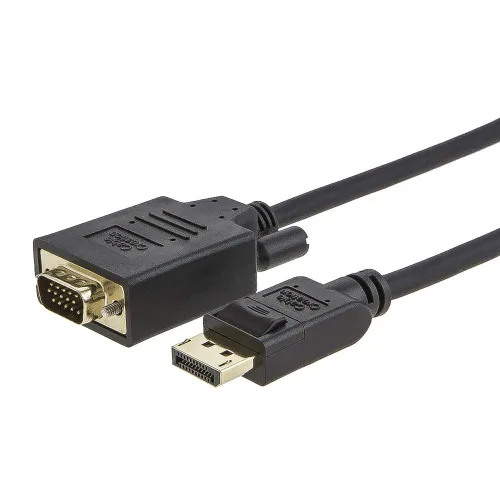 Vista 11 de CableCreation Cable Displayport a VGA de 6 pies, DisplayPort a adaptador VGA 1080P Chapado en oro 1080P @60Hz, cable DP macho estándar a VGA