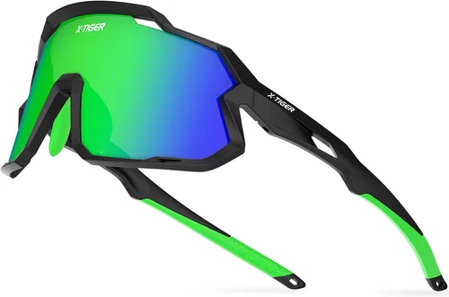 Vista 21 de X-TIGER Gafas de sol polarizadas para niños y niñas, lentes de sol de béisbol polarizadas para niños de 8 a 14 años, UV400, gafas de ciclismo