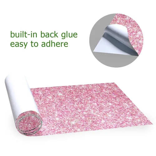 Vista 8 de Kigai Cinta de agarre para patineta con purpurina rosa, sin burbujas, antideslizante, papel de lija para tabla rodante, 33 x 9 pulgadas