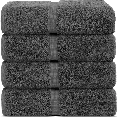 Vista 29 de Chakir Turkish Linens Toallas turcas de alta calidad 100% algodón para baño, toallas de baño grandes de 30 x 60 pulgadas (4 piezas, aguamarina)