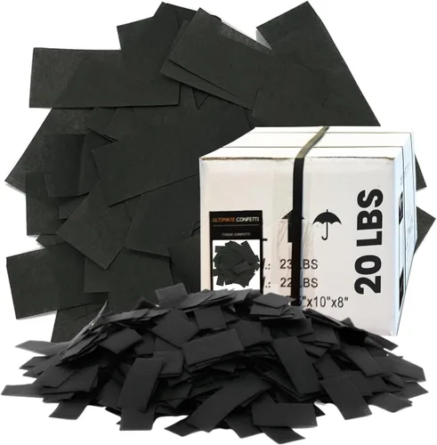 Vista 40 de Ultimate Confetti, Confeti Biodegradable Azul Bebé - Confeti de Papel de Seda Rectangular Revoloteante para Uso en Cañones y Lanzadores – Confeti