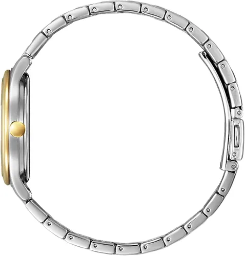 Vista 3 de Citizen Womens Analogue Eco-Drive Watch with a Stainless Steel Band
