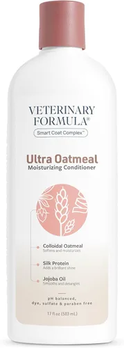 Vista 8 de Juego de Cuidado de Pelaje Suave por Veterinary Formula & Tweezerman – Spray Desenredante Gloss & Glide con Cepillo Slicker Pequeño para Perros