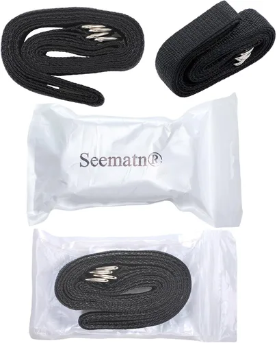 Vista 2 de Seematn Web - Cinturón de fútbol de 52 pulgadas, cinturón de fútbol con anillo en D para hombres, mujeres, jóvenes, niños y niñas