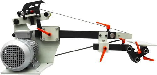 Vista 5 de TECHTONGDA Lijadora de banda de velocidad variable de 72 pulgadas con 3 muelas de molienda para cuchillos, herramientas de corte sin base, 220 V