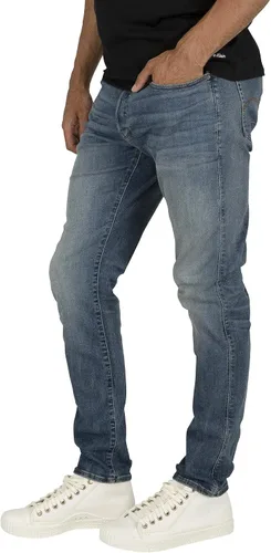Vista 4 de G-Star 3301 - Jeans ajustados para hombre, Vintage Medium Aged