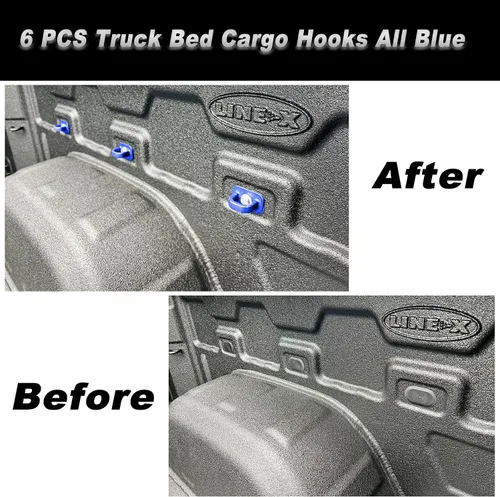 Vista 3 de 6 anclajes de amarre para caja de camioneta para Chevy Silverado/GMC Sierra Pickup 2007-2022 y Chevy Colorado/GMC Canyon 2015-2022