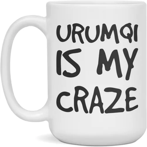 Vista 3 de Urumqi Is My Craze Ceramic Coffee Mug, 11-Ounce White